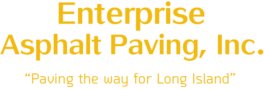 Enterprise Asphalt Paving Inc. Logo. Paving the way for Long Island.